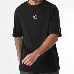 Camiseta New Era Oversized New York Yankees Essential Black 60675746 - Imagen 1