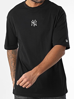 Camiseta New Era Oversized New York Yankees Essential Black 60675746 - Imagen 1