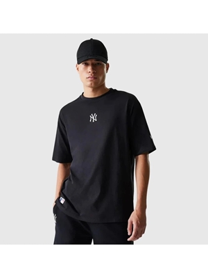 Camiseta New Era Oversized New York Yankees Essential Black 60675746 - Imagen 1