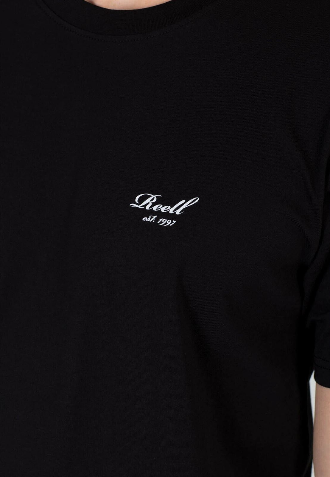 Camiseta Reell Staple Logo Deep Black RE3678 - Imagen 5