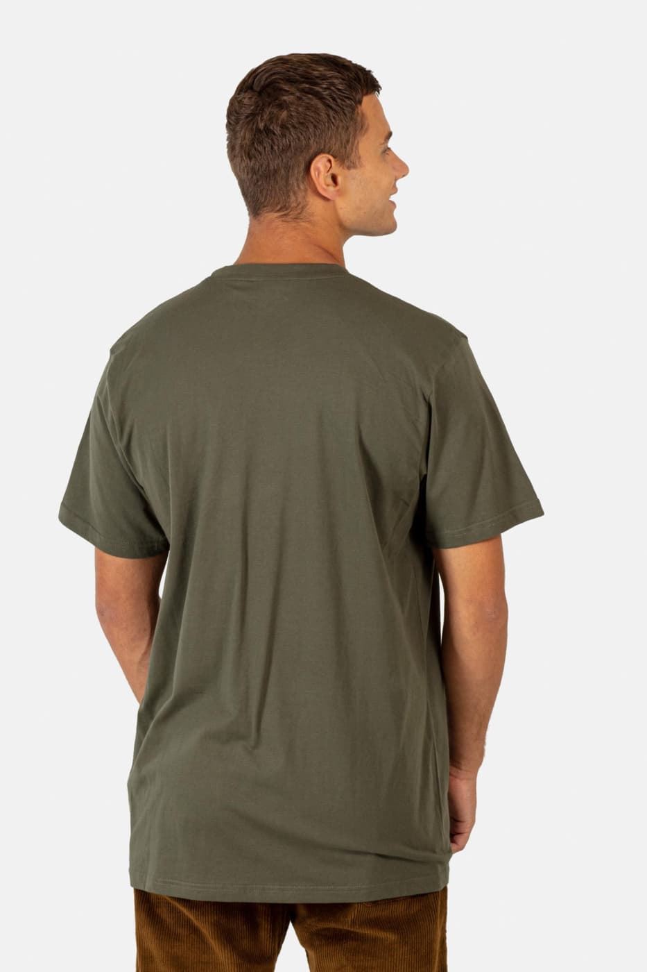 Camiseta REELL Staple Logo RE1517 GREEN - Imagen 2