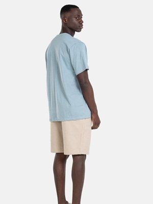 Camiseta Reell Staple Logo T-Shirt Blue Map RE3328 - Imagen 2