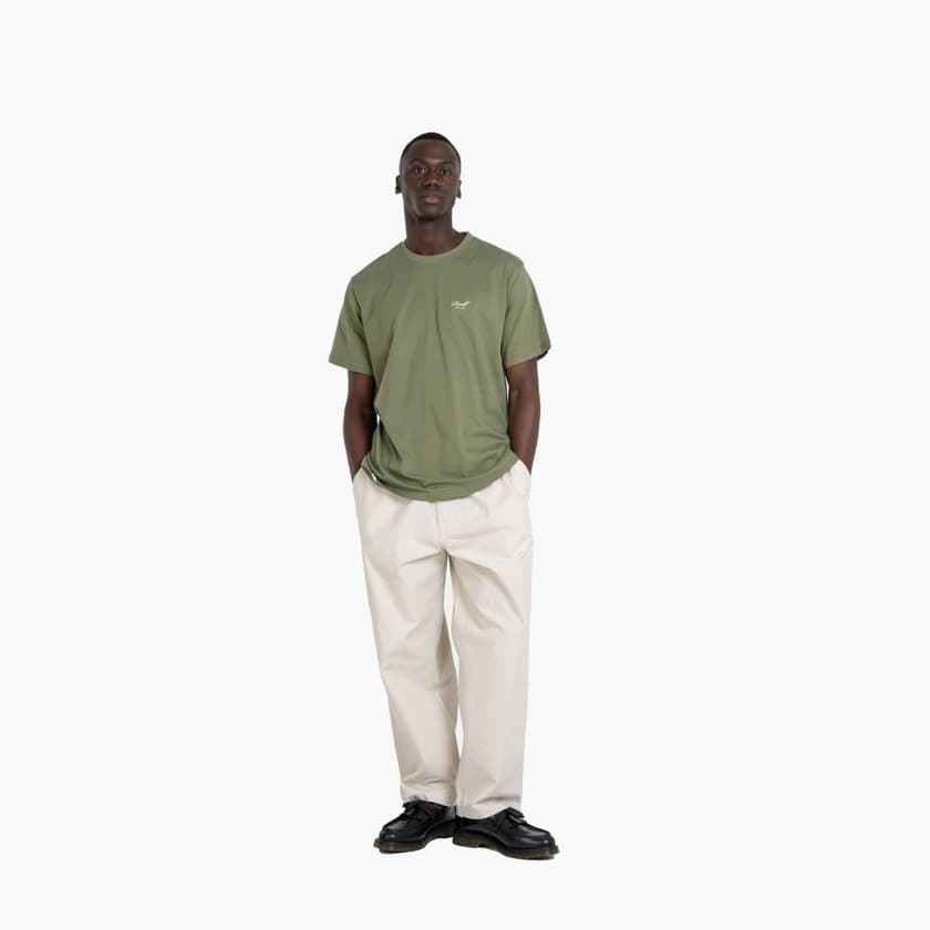 Camiseta Reell Staple Logo T-Shirt Olive RE3322 - Imagen 2
