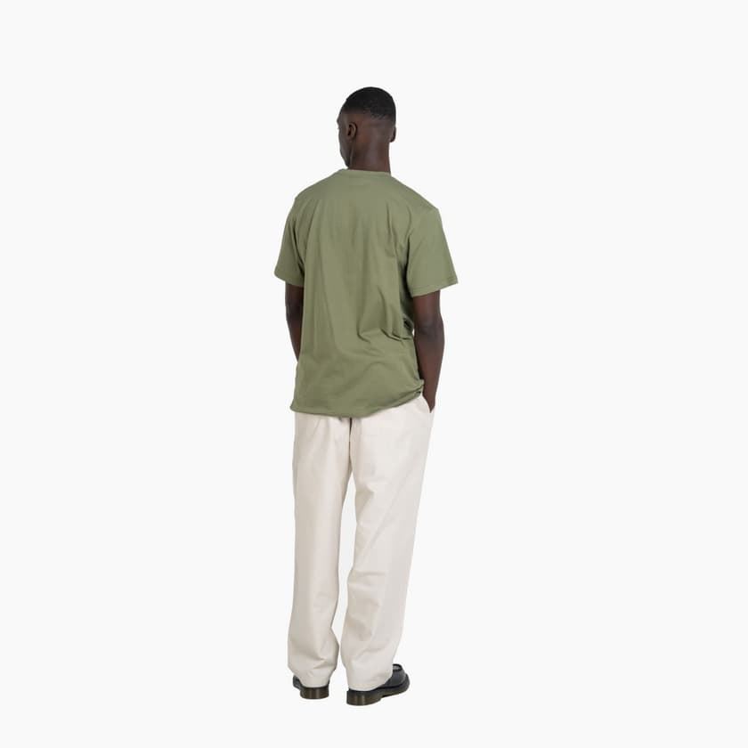 Camiseta Reell Staple Logo T-Shirt Olive RE3322 - Imagen 3