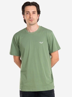 Camiseta REELL Staple Logo T-Shirt RE3594 hedge green - Imagen 1