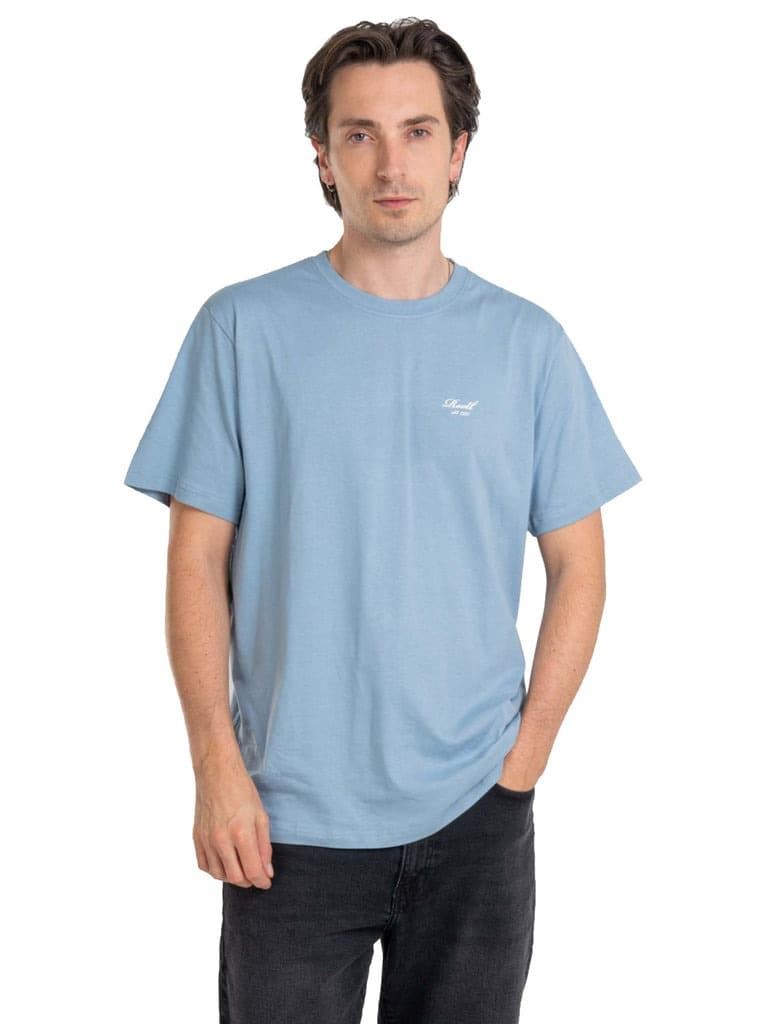 Camiseta REELL Staple Logo T-Shirt RE3682 Mountain Spring - Imagen 1