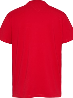Camiseta Roja Tommy Jeans Regular Logo Tee Ext - Imagen 2