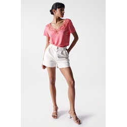 Camiseta Salsa 21005924 620 rosa - Imagen 1
