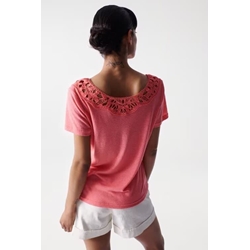 Camiseta Salsa 21005924 620 rosa - Imagen 2