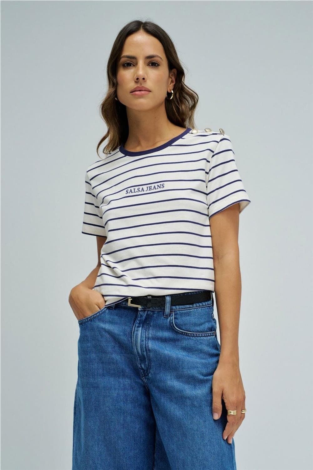 Camiseta SALSA 21011062 832 dark blue - Imagen 1