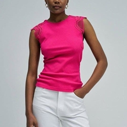 Camiseta SALSA 21011066 632 dark pink - Imagen 1