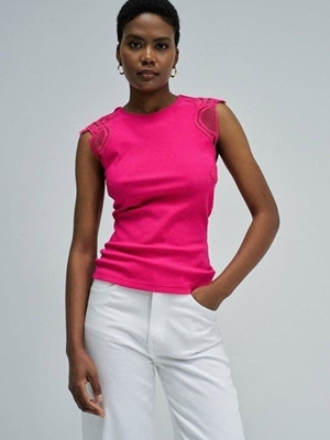 Camiseta SALSA 21011066 632 dark pink - Imagen 1