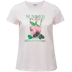 Camiseta SALSA 21011266 611 rosa - Imagen 1
