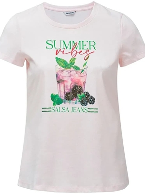 Camiseta SALSA 21011266 611 rosa - Imagen 1