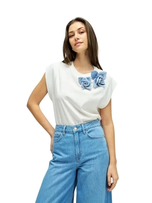 Camiseta SALSA 21011341 001 white - Imagen 1