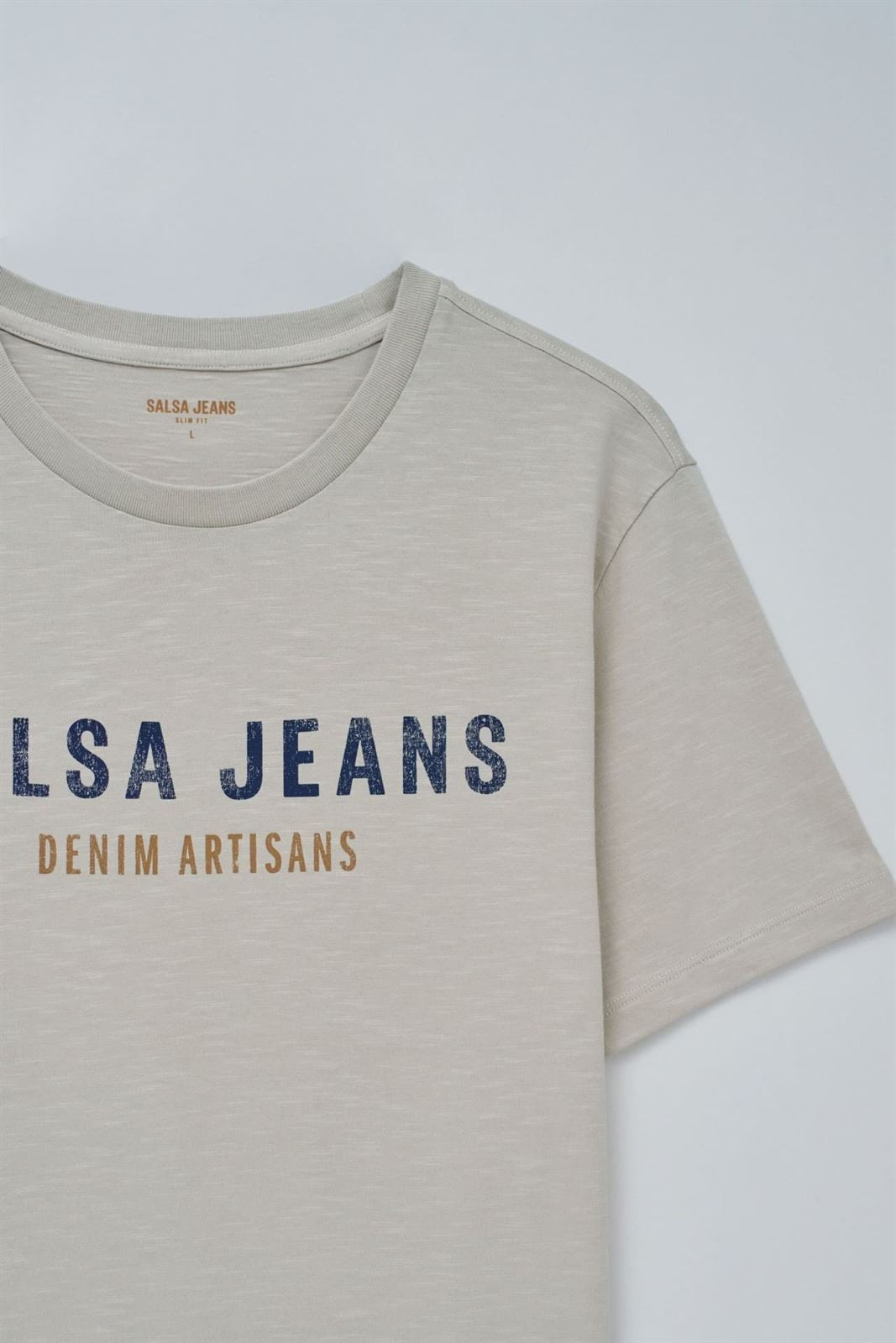 Camiseta Salsa Jeans 21010294 110 Beige - Imagen 6