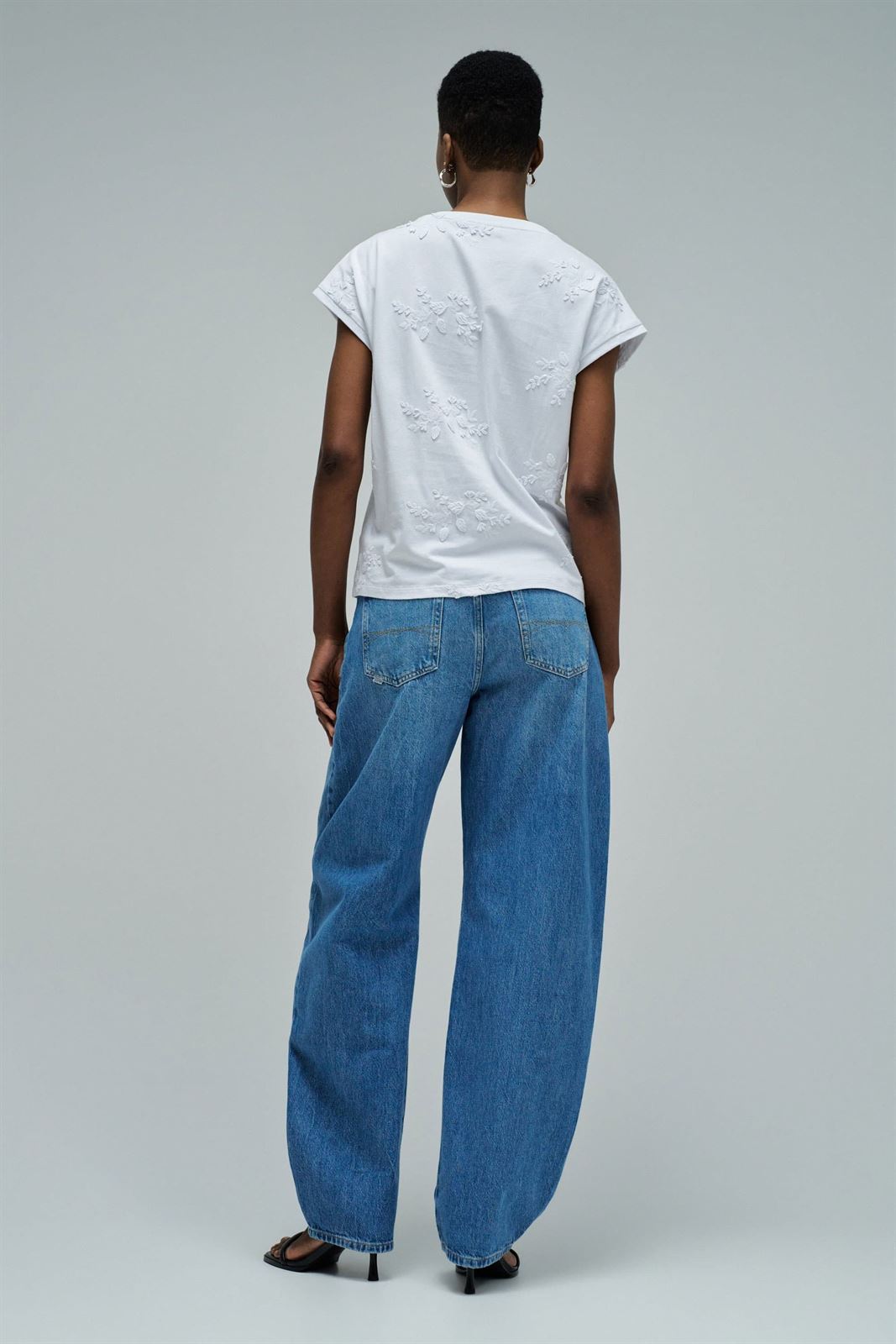 Camiseta Salsa Jeans White 21011064 001 - Imagen 3