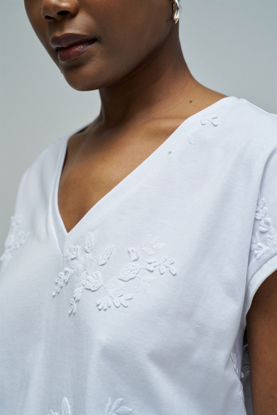 Camiseta Salsa Jeans White 21011064 001 - Imagen 4