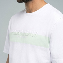 Camiseta Salsa Jeans White&Green 21011144 001 - Imagen 1