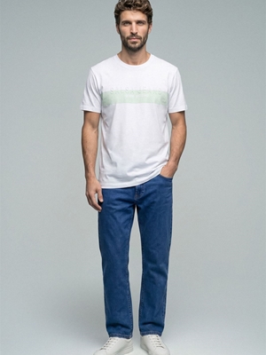 Camiseta Salsa Jeans White&Green 21011144 001 - Imagen 2