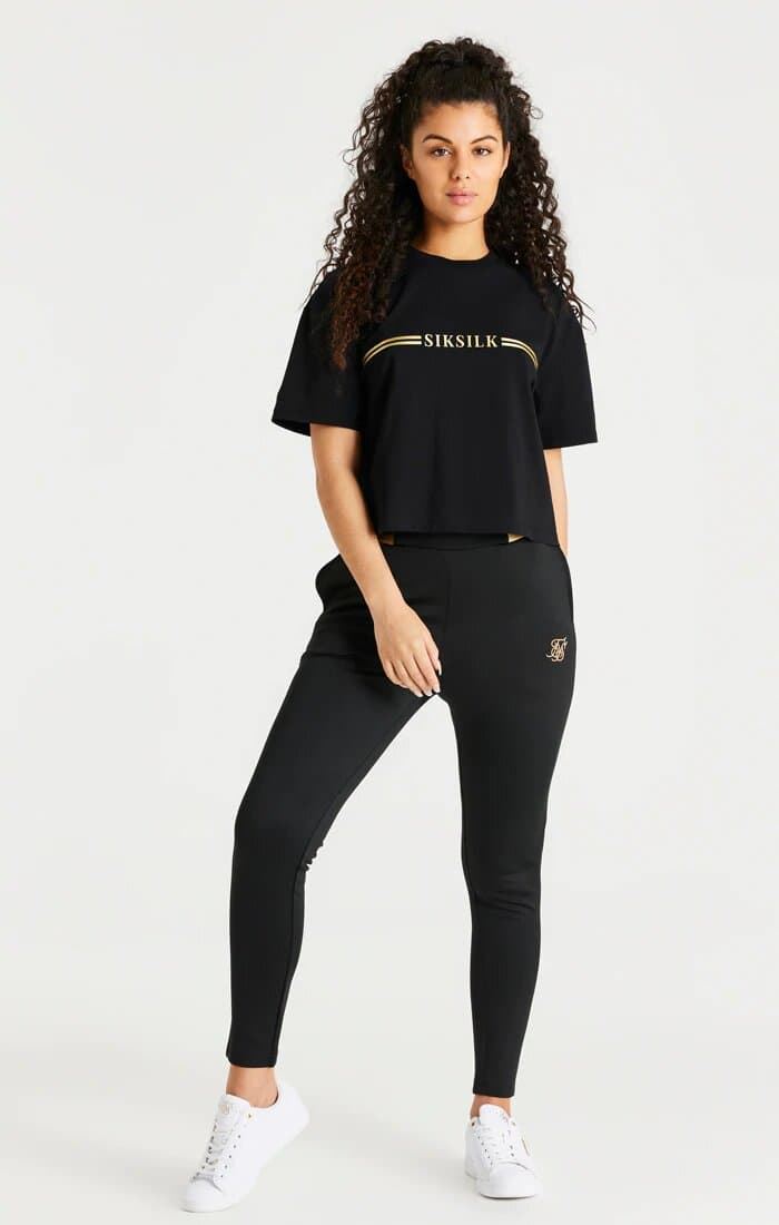 Camiseta siksilk online hombre negra