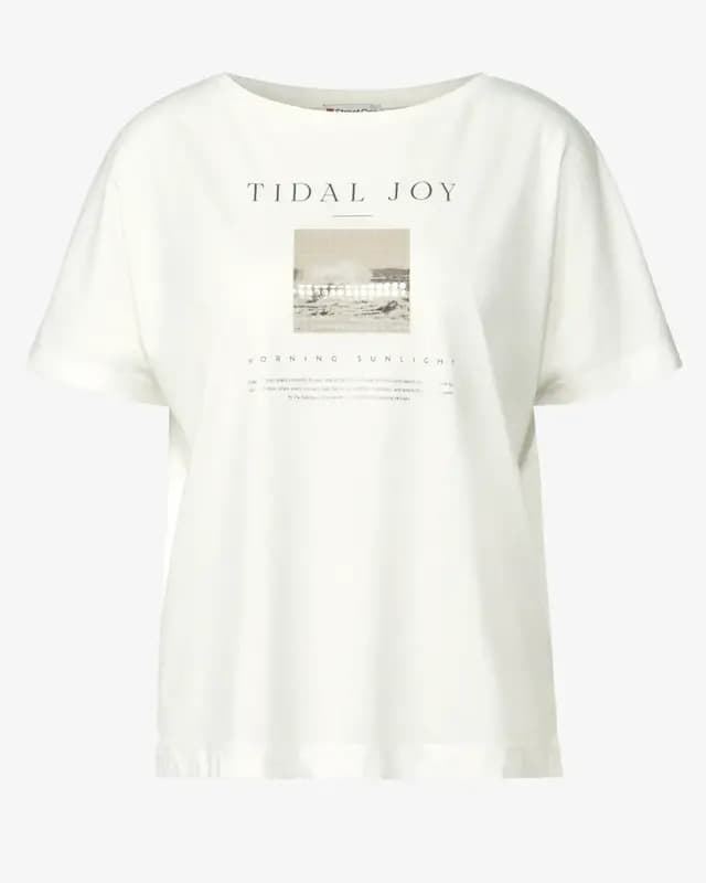 Camiseta Street One 323578 30108 blanco - Imagen 1