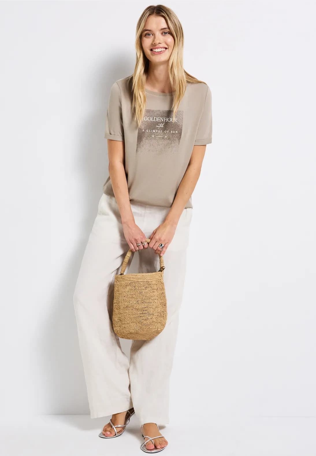 Camiseta STREET ONE 323579 20108 off white - Imagen 3