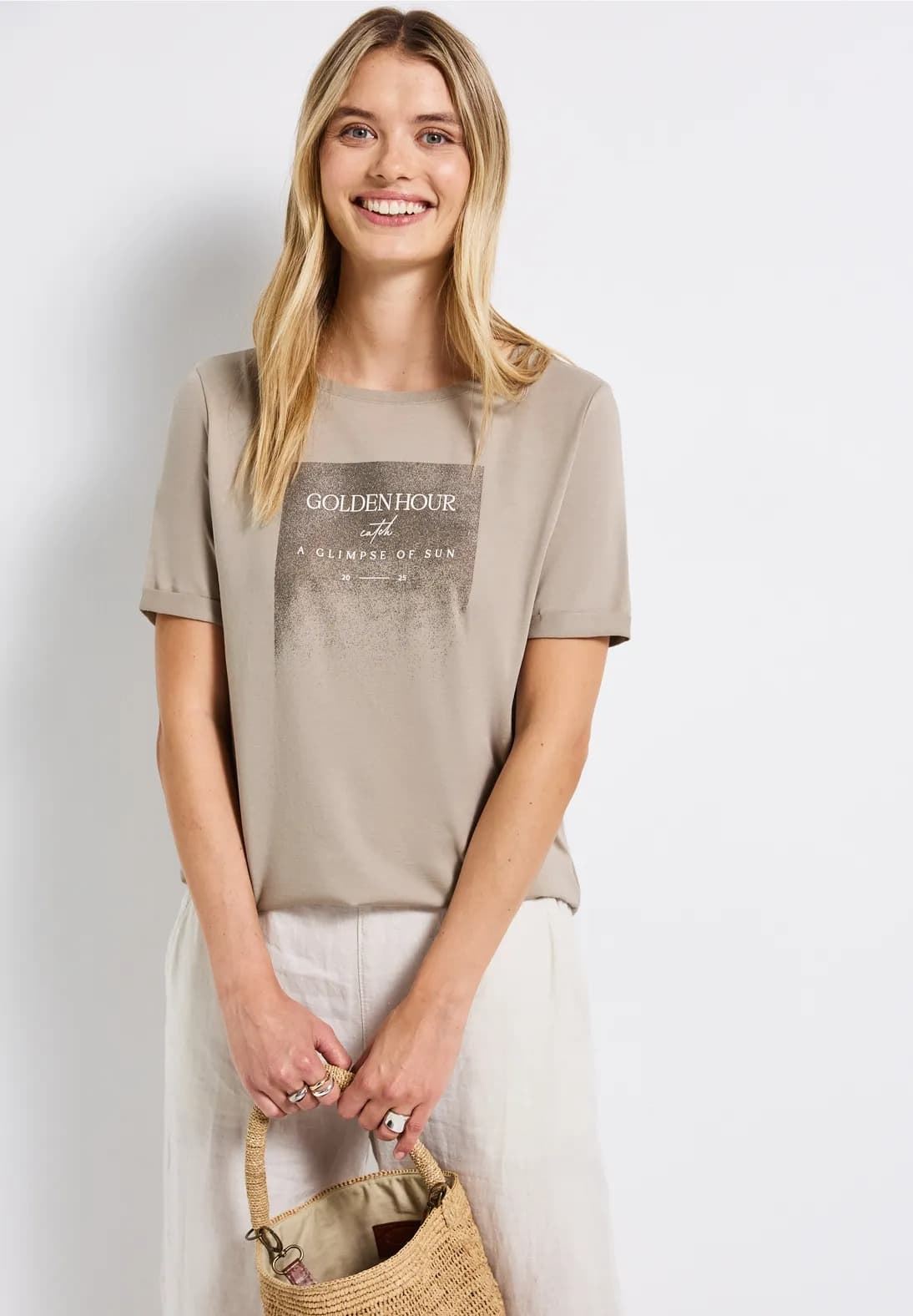 Camiseta STREET ONE 323579 20108 off white - Imagen 5