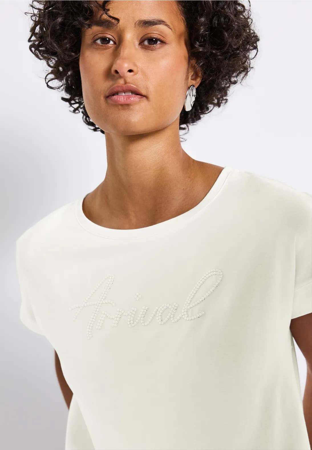 Camiseta STREET ONE 323580 36770 tumbled beige - Imagen 1