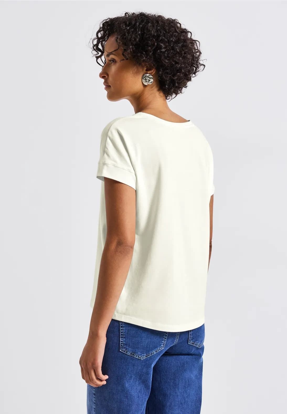 Camiseta STREET ONE 323580 36770 tumbled beige - Imagen 2