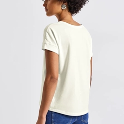 Camiseta STREET ONE 323580 36770 tumbled beige - Imagen 2