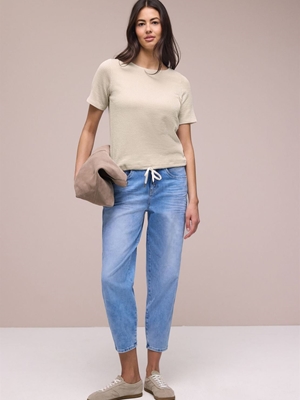 Camiseta STREET ONE 325074 27727 clay sand - Imagen 2