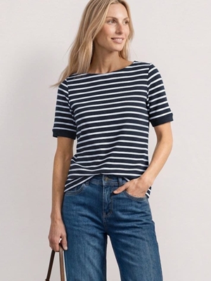 Camiseta STREET ONE 325572 27915 basic yds u-boat navy - Imagen 1