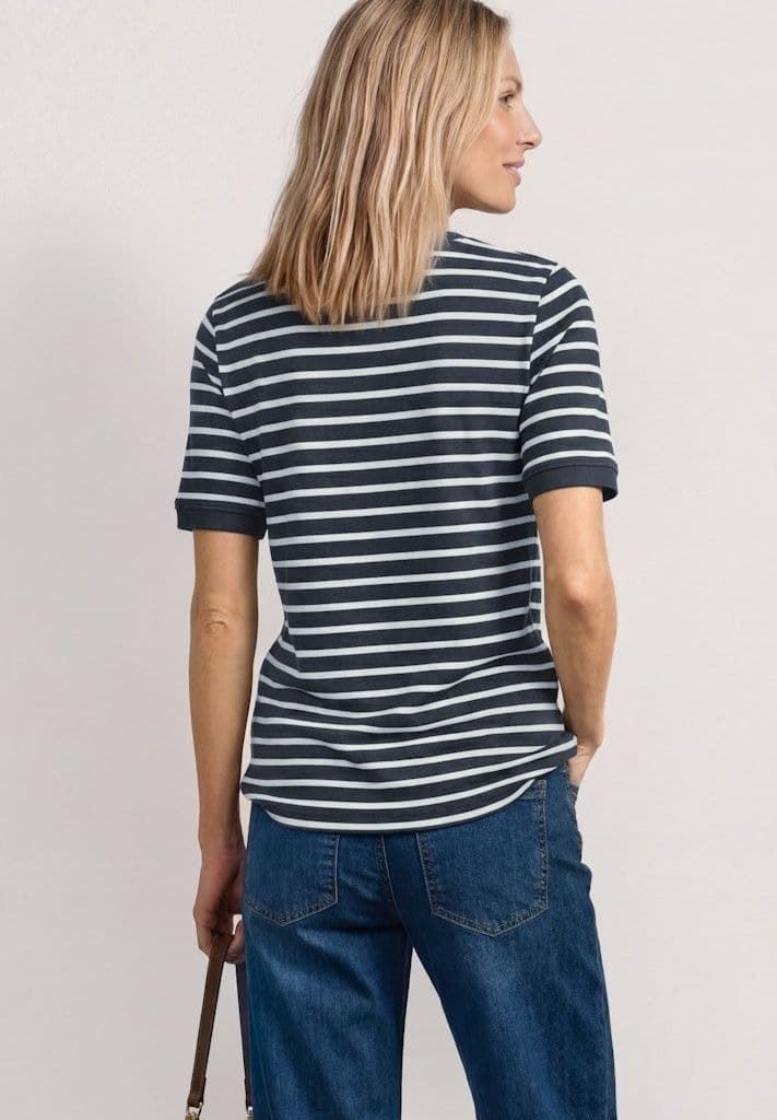 Camiseta STREET ONE 325572 27915 basic yds u-boat navy - Imagen 2