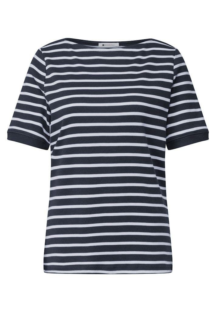 Camiseta STREET ONE 325572 27915 basic yds u-boat navy - Imagen 4