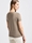 Camiseta Street One Basic Wording Print Shirt Bark Brown 323905 26908 - Imagen 2