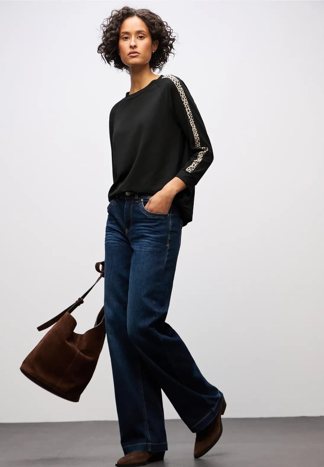 Camiseta Street One Black 324190 10001 - Imagen 1