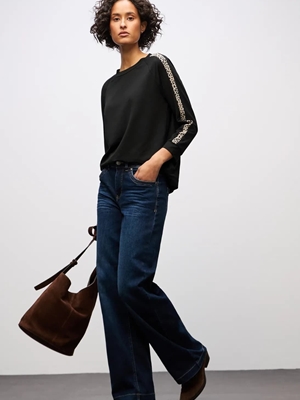 Camiseta Street One Black 324190 10001 - Imagen 1