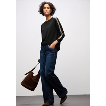 Camiseta Street One Black 324190 10001 - Imagen 1