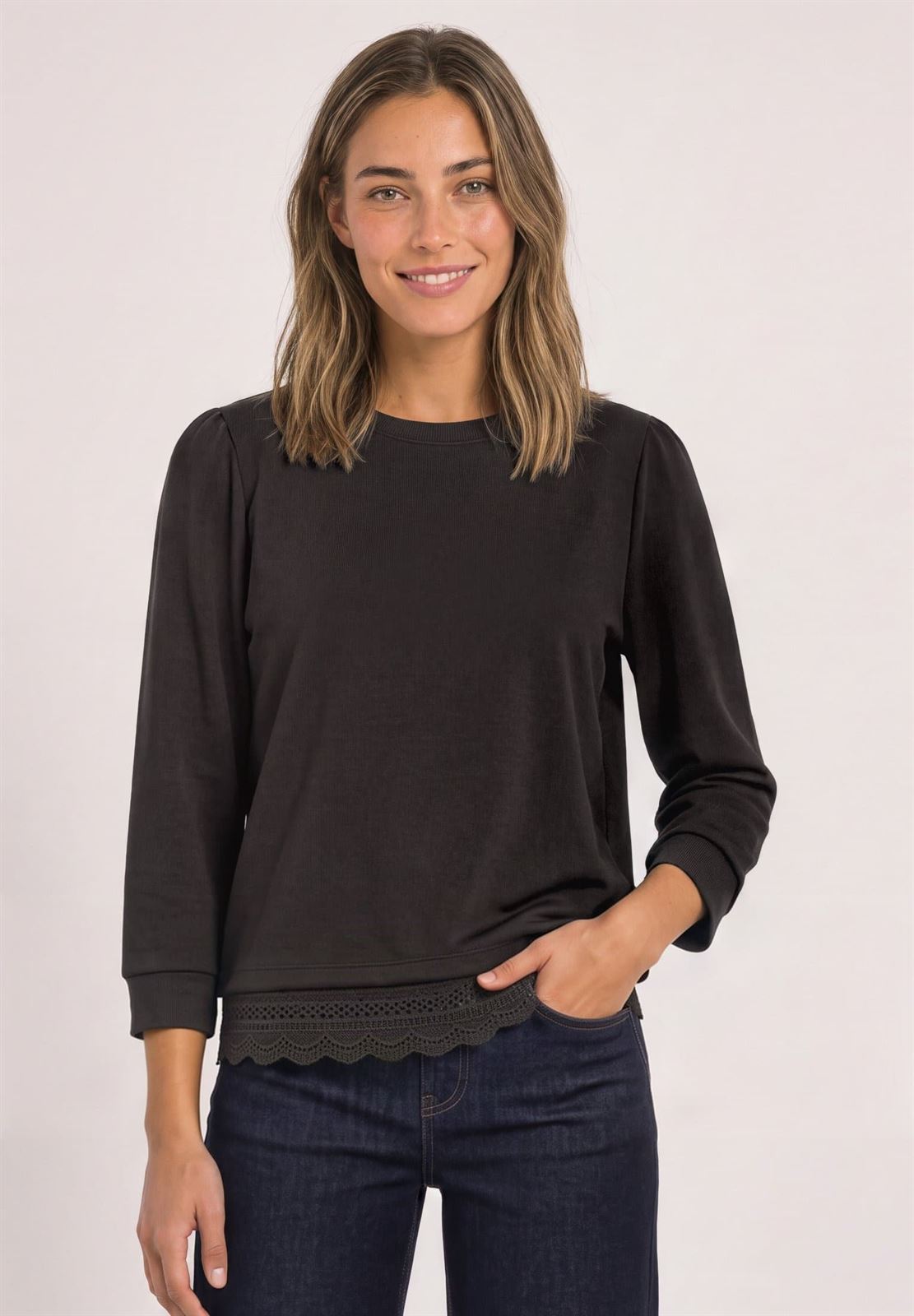 Camiseta Street One Lace Bottom 325841 17874 - Imagen 1