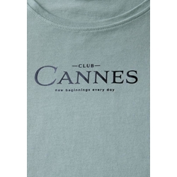 Camiseta Street One LTD QR basic foil print shirt Arona Blue 323740 27020 - Imagen 2