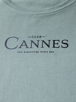 Camiseta Street One LTD QR basic foil print shirt Arona Blue 323740 27020 - Imagen 2