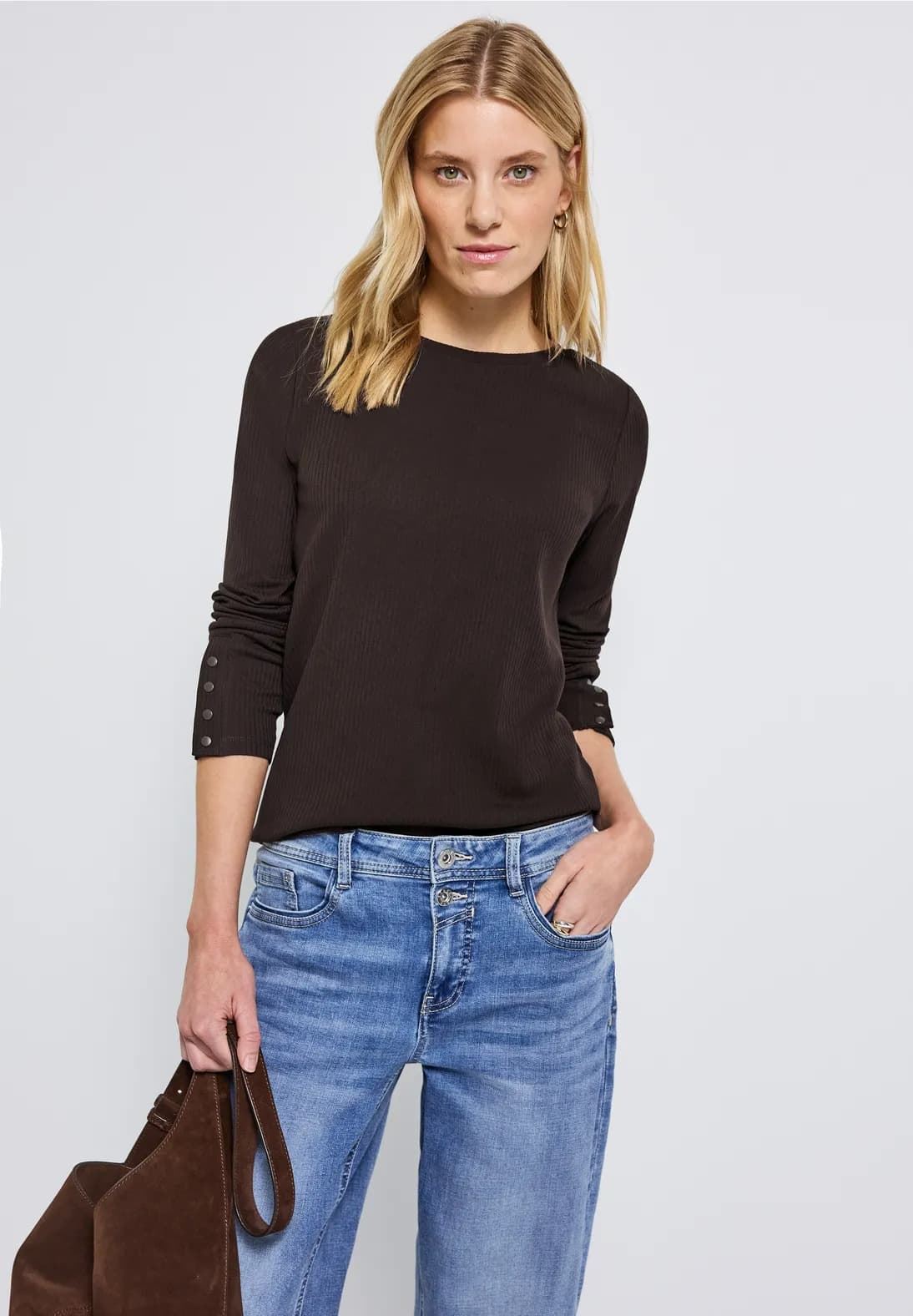 Camiseta Street One Manga Larga Rib Shirt - Imagen 1