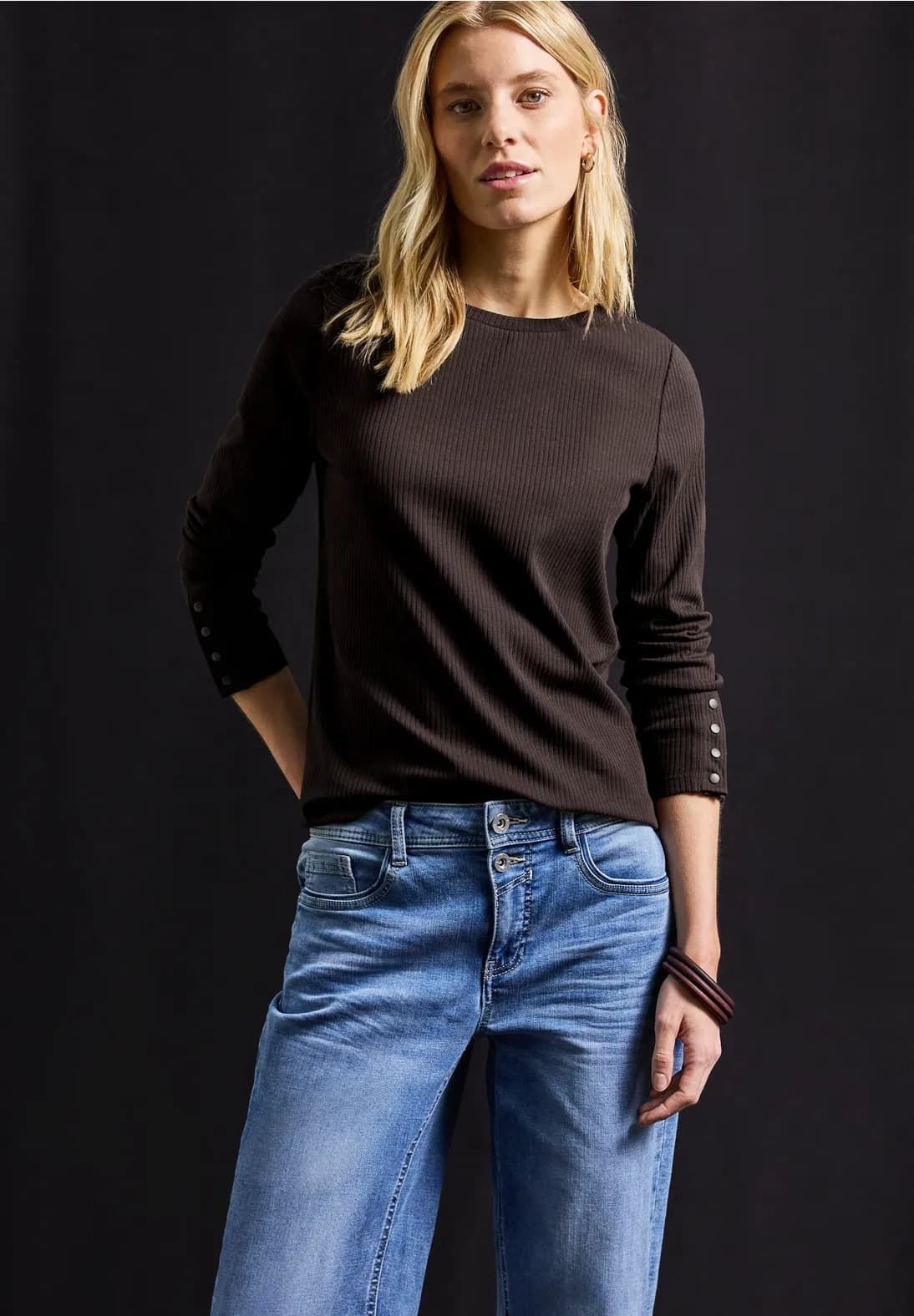 Camiseta Street One Manga Larga Rib Shirt - Imagen 4