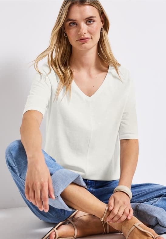 Camiseta Style Gerda Off White 323715 10108 - Imagen 1