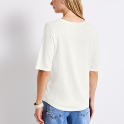Camiseta Style Gerda Off White 323715 10108 - Imagen 2