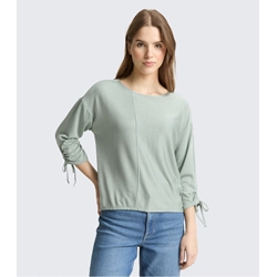 Camiseta Tom Tailor 1035680 40008 small tonal blush matchagreen stripe - Imagen 1