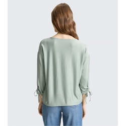 Camiseta Tom Tailor 1035680 40008 small tonal blush matchagreen stripe - Imagen 2