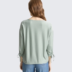 Camiseta Tom Tailor 1035680 40008 small tonal blush matchagreen stripe - Imagen 2