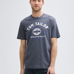 Camiseta TOM TAILOR 1037735 10306 blueish grey - Imagen 2